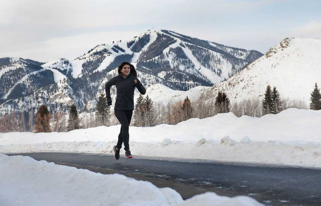 Genevieve Padalecki training for 5k marathon