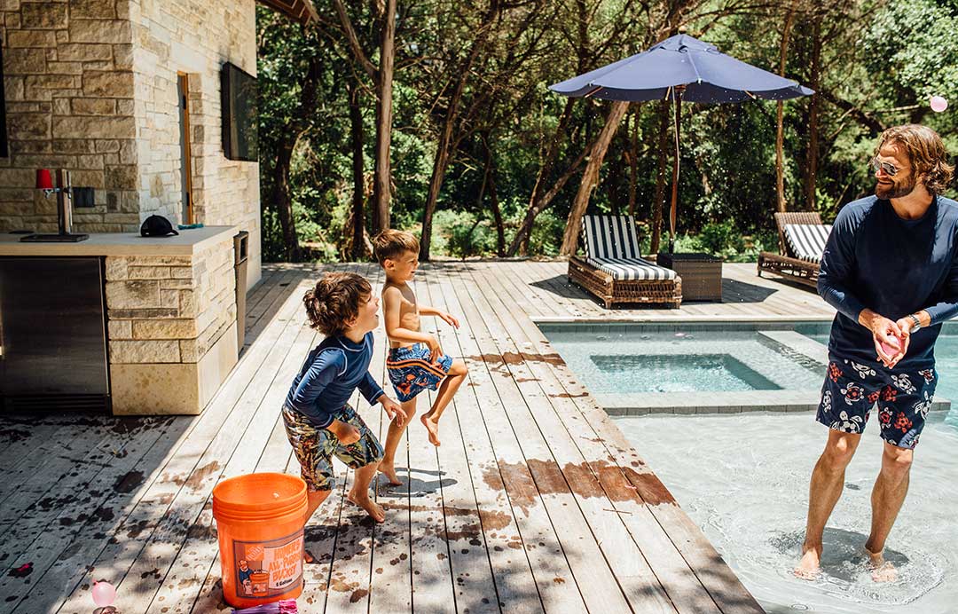 Jared Padalecki enjoying Father’s Day with his kids